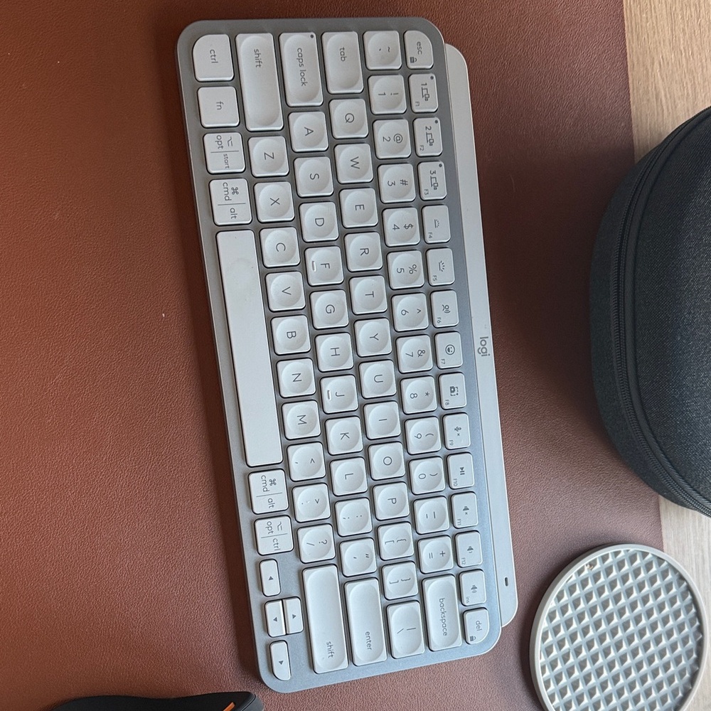 Logitech Gray Compact Wireless Keyboard